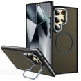 thumbnail image 1 of Dteck Magnetic Case for Samsung Galaxy S23 FE ,Shockproof Translucent Matte PC+TPU Case Compatible with MagSafe Built-in Camera Stand  Back Cover for Samsung Galaxy S23 FE,Gray, 1 of 8