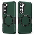 thumbnail image 1 of Dteck Magnetic Case for Samsung Galaxy S23 Plus Compatible with MagSafe, Shockproof Military Grade Protection Magnetic Rugged Case for Samsung Galaxy S23 Plus,Green, 1 of 9