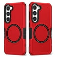 thumbnail image 1 of Dteck Magnetic Case for Samsung Galaxy S23 Plus Compatible with MagSafe, Shockproof Military Grade Protection Magnetic Rugged Case for Samsung Galaxy S23 Plus,Red, 1 of 9