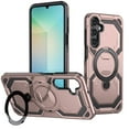 thumbnail image 1 of Dteck Magnetic Case for Samsung Galaxy S24 FE,Shockproof TPU+PC Ring Holder Case Compatible with Mag Safe Military Drop Protection Kickstand Back Cover,Rosegold, 1 of 7