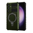 thumbnail image 1 of Dteck Magnetic Case for Samsung Galaxy S24 Plus,Shockproof Silicone+PC Case Compatible with Mag Safe Ring Holder Kickstand Cover for Samsung Galaxy S24+, Darkgreen, 1 of 8