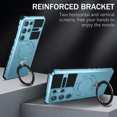 thumbnail image 1 of Dteck Magnetic Case for Samsung Galaxy S24 Ultra,Shockproof Silicone+PC Case Compatible with Mag Safe Ring Holder Kickstand Cover for Samsung Galaxy S24 Ultra, Lightblue, 1 of 7