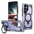 thumbnail image 1 of Dteck Magnetic Case for Samsung Galaxy S24 Ultra,Shockproof TPU+PC Ring Holder Case Compatible with Mag Safe Military Drop Protection Kickstand Back Cover,Lightpurple, 1 of 7