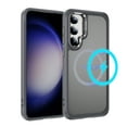 thumbnail image 1 of Dteck Magnetic Case for Samsung Galaxy S25 Plus / S25+ Compatible with MagSafe & Magnetic Car Phone Mount, Slim Translucent Matte Shockproof with Anti-Fingerprint Phone Case 6.7",Gray, 1 of 8