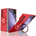 thumbnail image 1 of Dteck Magnetic Case for Samsung Galaxy Z Fold 5, Compatible with MagSafe 360° Rotating Magnetic Ring Kickstand Phone Case Slim Hard PC Protective Cover for Galaxy Z Fold 5 5G,Red, 1 of 11