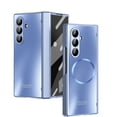 thumbnail image 1 of Dteck Magnetic Case for Samsung Galaxy Z Fold 6,Shockproof Electroplated PC Hinge Protection Case Compatible Mag Safe Built-in Front Screen Protector Slim Cover for Galaxy Z Fold 6,Blue, 1 of 9