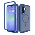 thumbnail image 1 of Dteck Magnetic Case for Samsung Galaxy A07 / A06, Compatible with MagSafe, Translucent Back with Front Frame Rugged Shockproof Protective Cover,Blue, 1 of 6