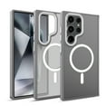 thumbnail image 1 of Dteck Magnetic Case for Samsung Galaxy S23 Ultra 5G, Compatible with MagSafe, Translucent Matte Back Shockproof Phone Cover,Grey, 1 of 8
