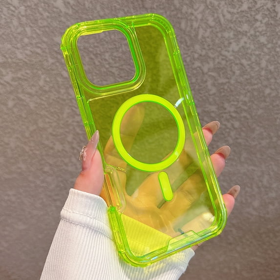 Dteck Magnetic Case for iPhone 12 Pro / 12 6.1", Compatible with MagSafe, Shockproof Protective Bumper Phone Case for iPhone 12 Pro / 12 6.1",Green