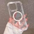 thumbnail image 1 of Dteck Magnetic Case for iPhone 12 Pro Max, Compatible with MagSafe, Shockproof Protective Bumper Phone Case for iPhone 12 Pro Max,Clear, 1 of 7