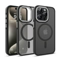 thumbnail image 1 of Dteck Magnetic Case for iPhone 12 Pro, iPhone 12 Case Compatible with MagSafe, Translucent Matte Back Shockproof Phone Cover,Black, 1 of 7