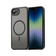 thumbnail image 1 of Dteck Magnetic Case for iPhone 16e,Shockproof TPU+PC Matte Translucent Back Slim Protective Case Compatible with MagSafe Cover for iPhone 16e,Black, 1 of 7