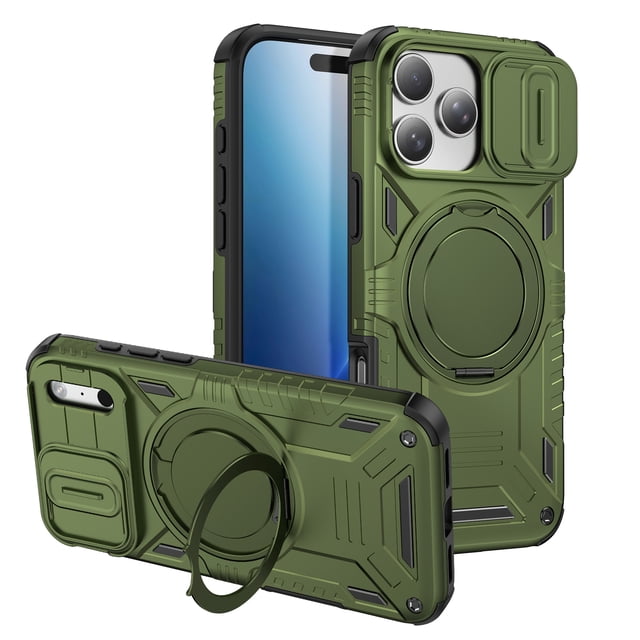 Dteck Magnetic Case for iPhone 18 Pro Max,Shockproof TPU+PC Case ...