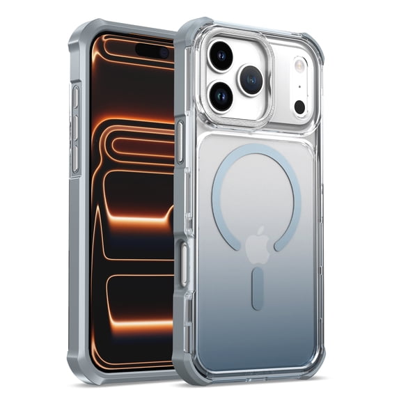 Dteck Magnetic Case for iPhone 18 Pro, Shockproof TPU+PC Gradient Case ...