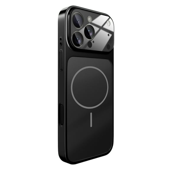 Dteck Magnetic Case for iPhone Air,Shockproof PC Case Compatible with Mag Safe Full Camera Lens Protection Back Phone Cover for iPhone Air,Black