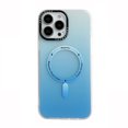 thumbnail image 1 of Dteck Magnetic Case for iPhone 11 Compatible with MagSafe Gradient TPU Matte Finish Cover Slim Shockproof TPU Bumper Protective Case for iPhone 11,Blue, 1 of 6