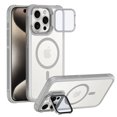 thumbnail image 1 of Dteck Magnetic Case for iPhone 11 Pro Max, Compatible with MagSafe, Full Tempered Glass Camera Cover Metal Invisible Kickstand, Military-Grade Protection Clear Case for iPhone 11 Pro Max,Gray, 1 of 6