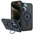 thumbnail image 1 of Dteck Magnetic Case for iPhone 11 ,Shockproof Translucent Matte PC+TPU Case Compatible with MagSafe Built-in Camera Stand  Back Cover for iPhone 11,Blue, 1 of 8