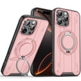 thumbnail image 1 of Dteck Magnetic Case for iPhone 12/12 Pro,Shockproof TPU+PC Case Compatible with Mag Safe Ring Holder Stand Military Grade Drop Proof Cover for iPhone 12/12 Pro,  Pink, 1 of 8