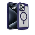 thumbnail image 1 of Dteck Magnetic Case for iPhone 12/12 Pro,Shockproof TPU+PC Heat Dissipation Case Compatible with Mag Safe Matte Translucent Back Cover for iPhone 12/12 Pro,Purple, 1 of 9