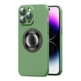 thumbnail image 1 of Dteck Magnetic Case for iPhone 12, Compatible with MagSafe, Slim Fit Matte PC Hard Cover with Camera Lens Protector Logo View Window for Apple iPhone 12,Green, 1 of 8