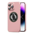thumbnail image 1 of Dteck Magnetic Case for iPhone 12 Pro, Compatible with MagSafe, Slim Fit Matte PC Hard Cover with Camera Lens Protector Logo View Window for Apple iPhone 12 Pro,Pink, 1 of 8