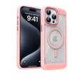 thumbnail image 1 of Dteck Magnetic Case for iPhone 13 Pro,Shockproof TPU+PC Heat Dissipation Case Compatible with Mag Safe Matte Translucent Back Cover for iPhone 13 Pro,Pink, 1 of 9