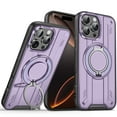thumbnail image 1 of Dteck Magnetic Case for iPhone 14 Pro Max,Shockproof TPU+PC Case Compatible with Mag Safe Ring Holder Stand Military Grade Drop Proof Cover for iPhone 14 Pro Max,  Purple, 1 of 8
