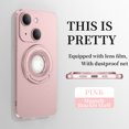 thumbnail image 1 of Dteck Magnetic Case for iPhone 15 Plus with Foldable Ring Stand Grip, Compatible with Magsafe Military Grade Plating Shockproof Fall-Proof Durable Matte Slim Phone Cover, Pink, 1 of 7