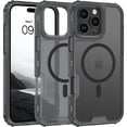 thumbnail image 1 of Dteck Magnetic Case for iPhone 15 Pro, Compatible with MagSafe, Military Grade Drop Protection Slim Translucent Matte Shockproof with Anti-Fingerprint Phone Case,Black, 1 of 6