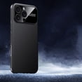 thumbnail image 1 of Dteck Magnetic Case for iPhone 16 Pro Max,Luxury Leather Case Compatible with MagSafe Shockproof Heat Dissipation Bumper Cover for iPhone 16 Pro Max,Black, 1 of 8