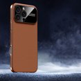 thumbnail image 1 of Dteck Magnetic Case for iPhone 16 Pro Max,Luxury Leather Case Compatible with MagSafe Shockproof Heat Dissipation Bumper Cover for iPhone 16 Pro Max,Brown, 1 of 8