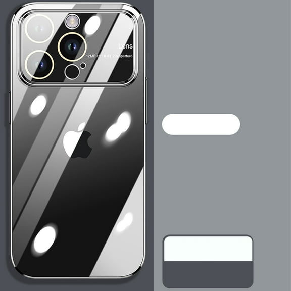 Dteck Magnetic Clear Case for iPhone 14 Pro Max Case, Compatible with MagSafe with Full Camera Cover Protection Shockproof Protective Thin Slim Plating Case for Women Girls 6.7" 2022, Black