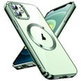 thumbnail image 1 of Dteck Magnetic Clear for iPhone 11 Case with Exlusive Build-in Camera Cover, Compatible with MagSafe for Women Girls Phone Case 6.1 Inch,Green, 1 of 4