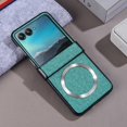 thumbnail image 1 of Dteck Magnetic Leather Case for Motorola Razr Ultra 2025,Shockproof Hinge Protection Case Compatible with Mag Safe Hard PC Cover for Motorola Razr Ultra 2025,Green, 1 of 6
