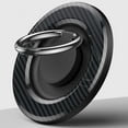 thumbnail image 1 of Dteck Magnetic Phone Ring Holder for MagSafe, 360 Degree Rotation Magnet Finger Ring Grip Stand Holder, Compatible with 15 Pro Max 14 13 12 Series, MagSafe Accessories,Black Carbon Fiber, 1 of 6