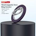 thumbnail image 1 of Dteck Magnetic Phone Ring Holder for MagSafe, Strong Magnet Phone Grip Stand Holder Adjustable Rotating Kickstand for iPhone 15/14/13/12 MagSafe Cases,Frosted-Purple, 1 of 5