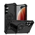 thumbnail image 1 of Dteck Magnetic for Samsung Galaxy A06 Case, Compatible with MagSafe, Military Grade Dropproof with Invisible Stand Dual Layer Shockproof Phone Cover for A06,Black, 1 of 7