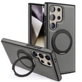 thumbnail image 1 of Dteck Magnetic for Samsung Galaxy S24 Ultra Leather Case,360° Adjustable Ring Stand Case Compatible with Magsafe Shockproof Protective Slim Phone Cover for Men Women,Gray, 1 of 8