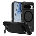 thumbnail image 1 of Dteck Magnetic & Seamless Stand for Google Pixel 9 Pro, Pixel 9 Case Compatible with MagSafe, Military Grade Drop Protection, Slim Frosted Rugged Kickstand Phone Case 6.3",Black, 1 of 7