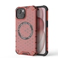 thumbnail image 1 of Dteck Magnetic Transparent Case for iPhone 16, Compatible with MagSafe Wireless Charging Slim Anti-Scratch Shockproof Soft TPU Rubber Cover Case, Red, 1 of 5