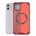 thumbnail image 1 of Dteck Magnetic Transparent Case for iPhone 12 Pro / 12 6.1", Compatible with MagSafe Wireless Charging Slim Anti-Scratch Shockproof Soft TPU Rubber Cover Case, Red, 1 of 8