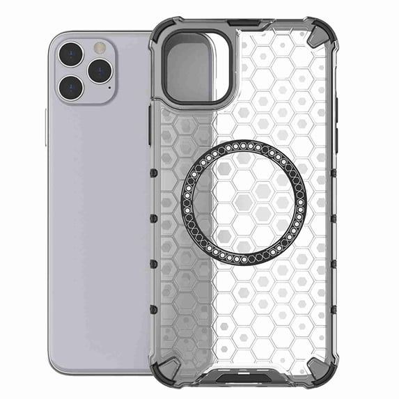 Dteck Magnetic Transparent Case for iPhone 13 Pro Max, Compatible with MagSafe Wireless Charging Slim Anti-Scratch Shockproof Soft TPU Rubber Cover Case, White