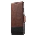 thumbnail image 1 of Dteck Magnetic Wallet Case for Samsung Galaxy S25 Ultra, Shockproof PU Leather TPU Wireless Charging Card & Cash Slots Anti-Scratch Rugged Protection Case, Brown, 1 of 12