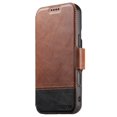 thumbnail image 1 of Dteck Magnetic Wallet Case for iPhone 16, Shockproof PU Leather TPU Wireless Charging Card & Cash Slots Anti-Scratch Rugged Protection Case, Brown, 1 of 12