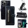 thumbnail image 1 of Dteck Magnetic Wallet Case for iPhone 13 Pro Max, Compatible with MagSafe Charger,PU Leather Zipper Folio Flip Protective Case with Magnetic Closure and Card Holder (Black), 1 of 9