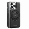 thumbnail image 1 of Dteck Magnetic for iPhone 11 PU Leather Case, Invisible Ring Stand Compatible with Magsafe Accessory Slim Kickstand Rugged Back Phone Cover, Black, 1 of 7