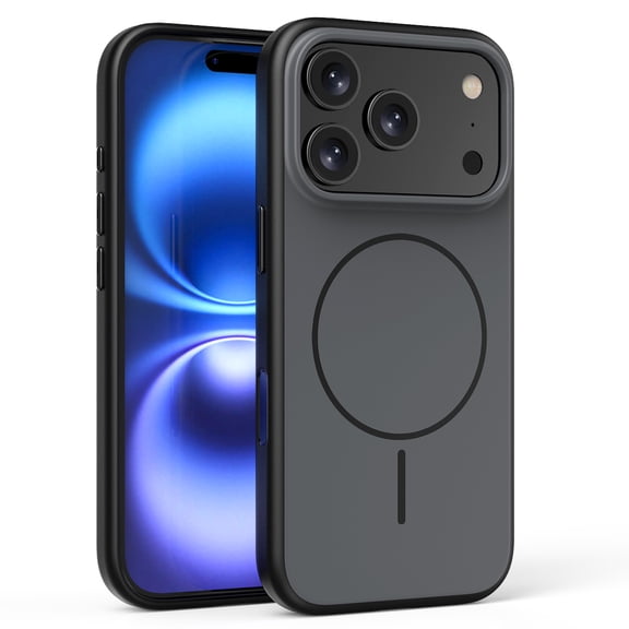 Dteck Magnetic for iPhone 17 Pro Max Case, Compatible with MagSafe, Shockproof Drop Protection Phone Case for iPhone 17 Pro Max 6.9 Inch,Black
