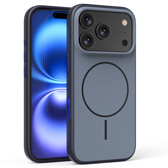 Dteck Magnetic for iPhone 17 Pro Max Case, Compatible with MagSafe, Shockproof Drop Protection Phone Case for iPhone 17 Pro Max 6.9 Inch,Blue