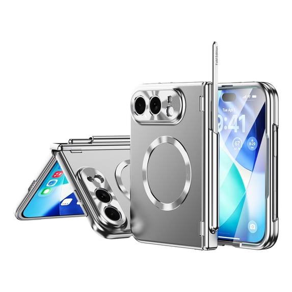 Dteck Magnetic for iPhone Duo Case with Built-in Screen Protector ...